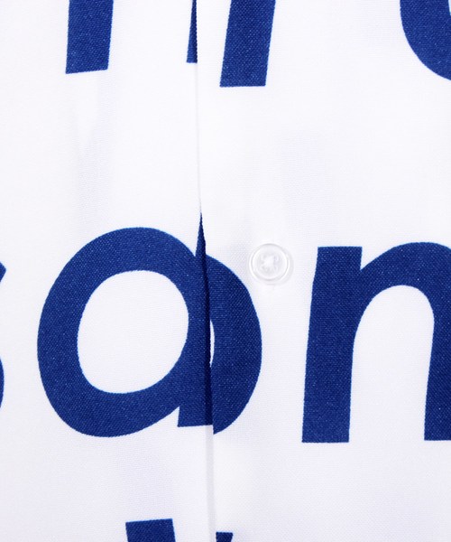 8(eight)(エイト)の「ロゴ 半袖シャツ ビッグシルエット(シャツ/ブラウス・メンズ・ホワイト/ブラック/レッド/ブルー・MEDIUM/LARGE)」の8枚目の写真