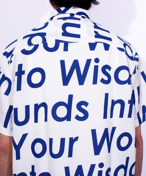 8(eight)(エイト)の「ロゴ 半袖シャツ ビッグシルエット(シャツ/ブラウス・メンズ・ホワイト/ブラック/レッド/ブルー・MEDIUM/LARGE)」の15枚目の写真