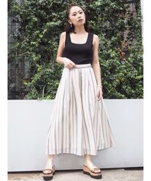 MURUA | シアーストライプスカンツ(その他パンツ)