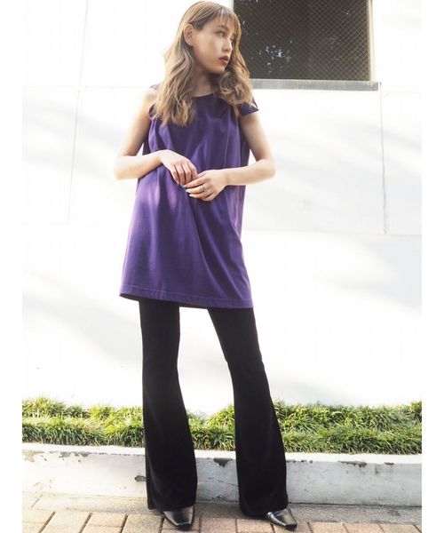 EMODA（エモダ）の「コーデュロイフィットパンツ（その他パンツ・レディース・ブラック/カーキ/キャメル・FREE）」の15枚目の写真