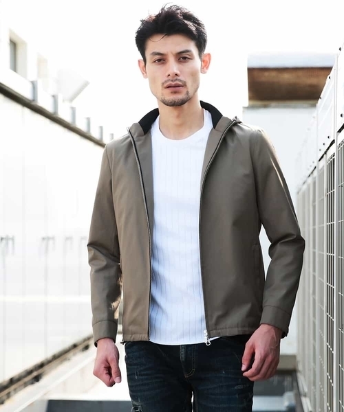 MICHEL KLEIN HOMME (ミッシェルクランオム)の「ブルゾン(クリアツイル)(ブルゾン・メンズ・ブラック/カーキ・MEDIUM/LARGE/X-LARGE/XX-LARGE)」の3枚目の写真