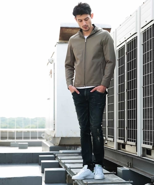 MICHEL KLEIN HOMME (ミッシェルクランオム)の「ブルゾン(クリアツイル)(ブルゾン・メンズ・ブラック/カーキ・MEDIUM/LARGE/X-LARGE/XX-LARGE)」の5枚目の写真