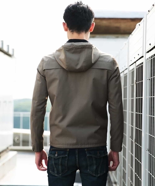 MICHEL KLEIN HOMME (ミッシェルクランオム)の「ブルゾン(クリアツイル)(ブルゾン・メンズ・ブラック/カーキ・MEDIUM/LARGE/X-LARGE/XX-LARGE)」の8枚目の写真