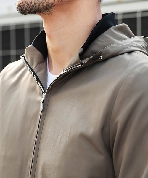 MICHEL KLEIN HOMME (ミッシェルクランオム)の「ブルゾン(クリアツイル)(ブルゾン・メンズ・ブラック/カーキ・MEDIUM/LARGE/X-LARGE/XX-LARGE)」の9枚目の写真