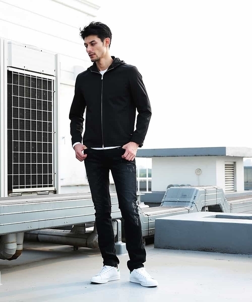 MICHEL KLEIN HOMME (ミッシェルクランオム)の「ブルゾン(クリアツイル)(ブルゾン・メンズ・ブラック/カーキ・MEDIUM/LARGE/X-LARGE/XX-LARGE)」の22枚目の写真
