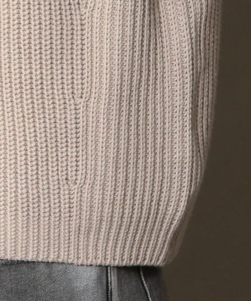 BEAUTY&YOUTH UNITED ARROWS（ビューティーアンドユースユナイテッドアローズ）の「BY バルキー アゼ ニット ◆（ニット/セーター・メンズ・ライトグレー/ブラック/ホワイト/ダークグリーン/レッド/ライトブルー・SMALL/LARGE/X-LARGE/MEDIUM）」の21枚目の写真