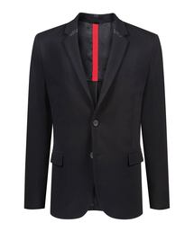 HUGO MAN�i�q���[�S �}���j�́u�X�����t�B�b�g �W���P�b�g �C�� �X�g���b�`�W���[�W�[ �E�B�Y 3D�G�t�F�N�g �X�g���N�`���[�i�e�[���[�h�W���P�b�g�j�v