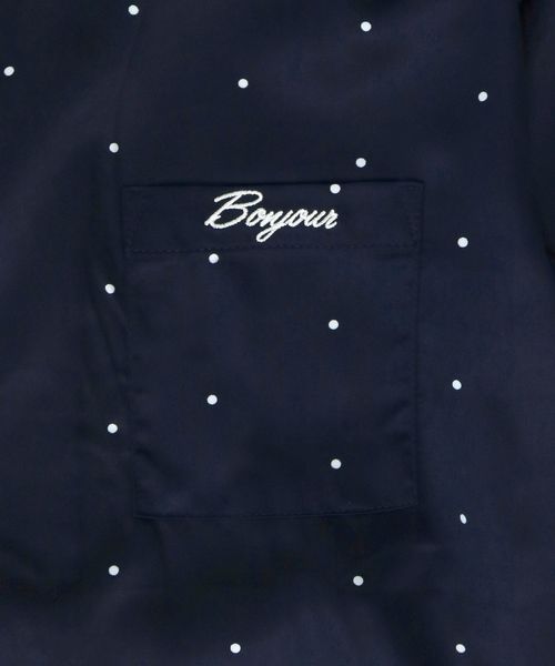 fran de lingerie（フランデランジェリー）の「milky-satin ミルキーサテン 長袖シャツ上下セット（ルームウェア/パジャマ・レディース・ネイビー/ブラウン/オフホワイト/ピンク/ワイン/グレー/ダークブルー/サーモンピンク/ボルドー/コーラルピンク/ブルーグリーン/ブルーパープル・M-L）」の18枚目の写真