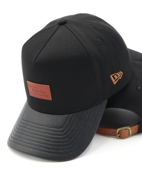 NEW ERA(ニューエラ)の「オンスポッツ別注 ニューエラ キャップ レザーパッチ ストラップバック 9FORTY LEATHER PATCH NEW ERA(キャップ・メンズ・ブラック/ネイビー/カーキ/グリーン系カモフラージュ/ブラック×ブラック/ブラック系その他/グリーン/ライトブラウン/オリーブ/ブラック系その他2/ベージュ/ブラック系その他3/ブルー系その他/グリーン系その他/ブルー系その他2/チャコール/ブラック系その他4/ブラック系その他5/ブラック系その他6/ブラック系その他7/グリーン系その他2/ベージュ系その他/ブラック系1/ブラック系/ブルー/ブラック系4/ブラック系2/ホワイト/ブラック系3/ブラウン/グレー・FREE)」の10枚目の写真