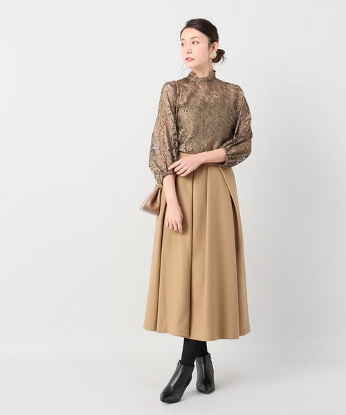 VERMEIL par iena パフスリーブブラウス VERMEIL par iena（ヴェルメイユパーイエナ）の「ラメリバー
