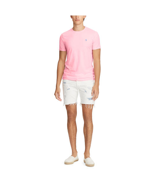 POLO RALPH LAUREN（ポロ ラルフ ローレン）の「カスタム スリム クルーネック T シャツ（Tシャツ/カットソー・メンズ・グレー/ライトピンク/ロイヤルブルー/グリーン系2/ブルー系5/ブルー系6・SMALL/MEDIUM/LARGE/X-SMALL）」の13枚目の写真