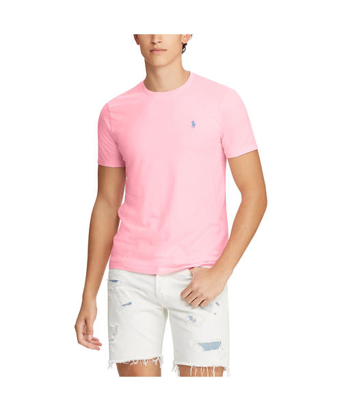 POLO RALPH LAUREN（ポロ ラルフ ローレン）の「カスタム スリム クルーネック T シャツ（Tシャツ/カットソー・メンズ・グレー/ライトピンク/ロイヤルブルー/グリーン系2/ブルー系5/ブルー系6・SMALL/MEDIUM/LARGE/X-SMALL）」の14枚目の写真