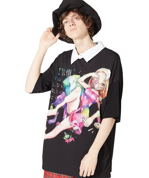 ankoROCK(アンコロック)の「7つの大罪『怠惰』シャツ襟Tシャツ -メガビッグ-(Tシャツ/カットソー・メンズ・A・ONE SIZE)」の8枚目の写真