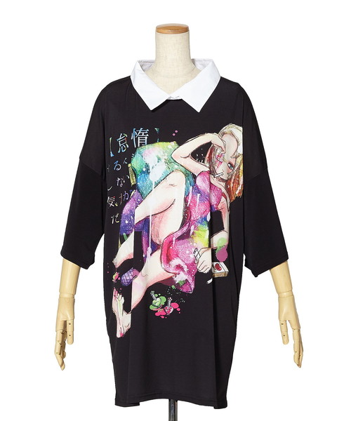 ankoROCK(アンコロック)の「7つの大罪『怠惰』シャツ襟Tシャツ -メガビッグ-(Tシャツ/カットソー・メンズ・A・ONE SIZE)」の14枚目の写真
