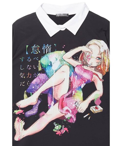 ankoROCK(アンコロック)の「7つの大罪『怠惰』シャツ襟Tシャツ -メガビッグ-(Tシャツ/カットソー・メンズ・A・ONE SIZE)」の9枚目の写真