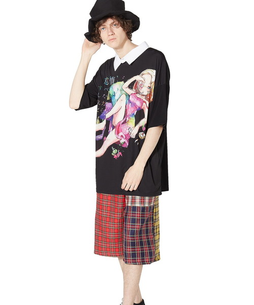 ankoROCK(アンコロック)の「7つの大罪『怠惰』シャツ襟Tシャツ -メガビッグ-(Tシャツ/カットソー・メンズ・A・ONE SIZE)」の5枚目の写真