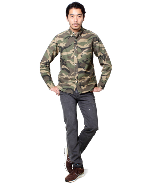 BEAMS PLUS(ビームスプラス)の「○BEAMS PLUS / オックスフォードボタンダウンシャツ(Camouflage)14S/S(シャツ/ブラウス・メンズ・その他2/その他1・LARGE/X-SMALL/SMALL/X-LARGE/MEDIUM)」の14枚目の写真