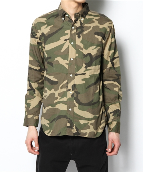BEAMS PLUS(ビームスプラス)の「○BEAMS PLUS / オックスフォードボタンダウンシャツ(Camouflage)14S/S(シャツ/ブラウス・メンズ・その他2/その他1・LARGE/X-SMALL/SMALL/X-LARGE/MEDIUM)」の8枚目の写真