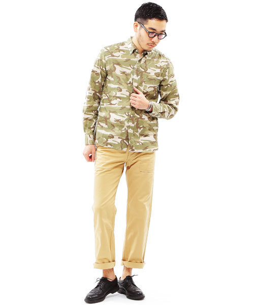 BEAMS PLUS(ビームスプラス)の「○BEAMS PLUS / オックスフォードボタンダウンシャツ(Camouflage)14S/S(シャツ/ブラウス・メンズ・その他2/その他1・LARGE/X-SMALL/SMALL/X-LARGE/MEDIUM)」の16枚目の写真