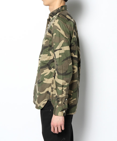 BEAMS PLUS(ビームスプラス)の「○BEAMS PLUS / オックスフォードボタンダウンシャツ(Camouflage)14S/S(シャツ/ブラウス・メンズ・その他2/その他1・LARGE/X-SMALL/SMALL/X-LARGE/MEDIUM)」の3枚目の写真