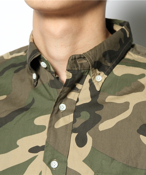 BEAMS PLUS(ビームスプラス)の「○BEAMS PLUS / オックスフォードボタンダウンシャツ(Camouflage)14S/S(シャツ/ブラウス・メンズ・その他2/その他1・LARGE/X-SMALL/SMALL/X-LARGE/MEDIUM)」の5枚目の写真