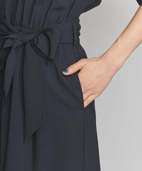 BEAUTY&YOUTH UNITED ARROWS（ビューティーアンドユースユナイテッドアローズ）の「BY ダブルブレステッドマキシシャツワンピース◆（ワンピース・レディース・ネイビー/イエロー/シャーベット・FREE）」の7枚目の写真