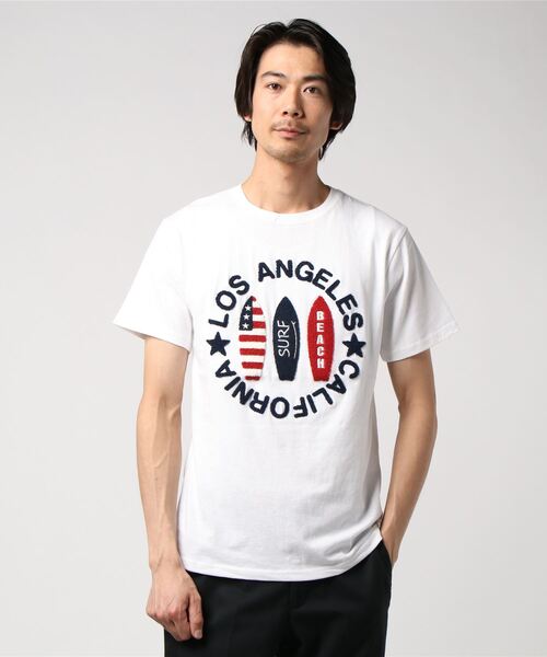 STYLEBLOCK(スタイルブロック)の「相良刺繍半袖Tシャツ(Tシャツ/カットソー・メンズ・ブラック系その他/ブラック系その他3/ホワイト系その他3/ホワイト系その他2/ホワイト系その他/ブラック系その他2・M/L)」の3枚目の写真