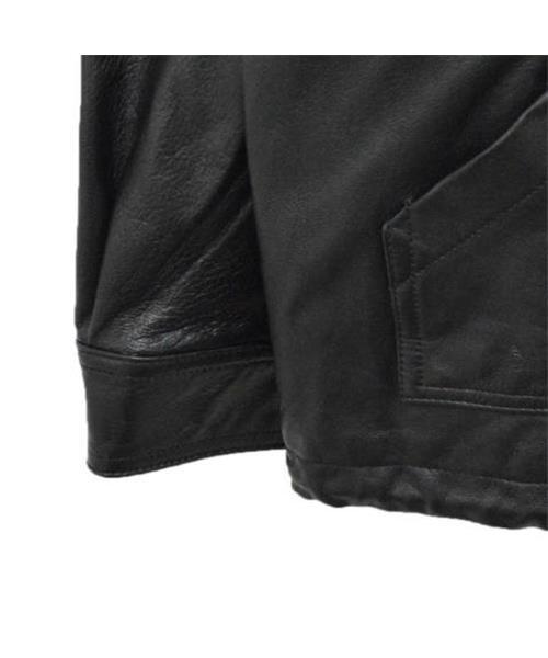 ブランド古着】Leather Anorak アノラックレザージャケット フーディ