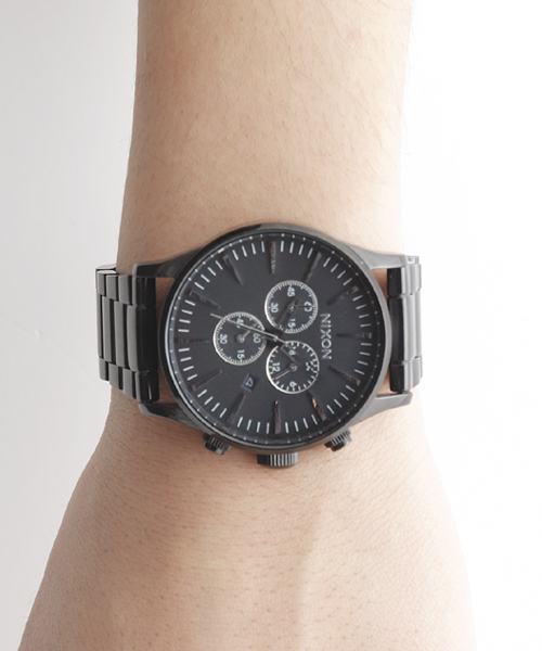 NIXON（ニクソン）の「THE SENTRY CHRONO（アナログ腕時計・メンズ・ブラック/ブラック系その他/ブルー系その他/ガンメタ/その他1/その他2・FREE）」の9枚目の写真