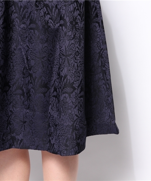 ROSE BUD（ローズバッド）の「S-LSK-14103 GATHERED FLARE SKIRT（スカート・レディース・ホワイト/サーモンピンク/ネイビー・2/1）」の7枚目の写真