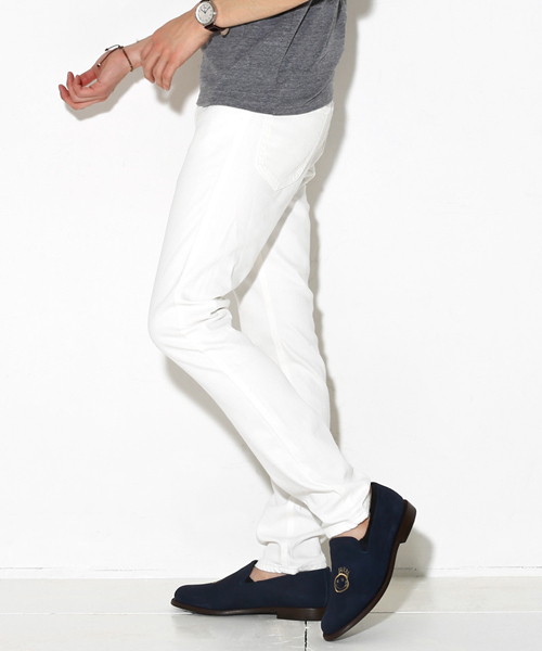 NANO universe（ナノユニバース）の「Lee(リー)/JeggersⅡSarouelTapered （デニムパンツ・メンズ・ホワイト/ブラウン/ブラック・SMALL/MEDIUM/X-SMALL/LARGE）」の15枚目の写真