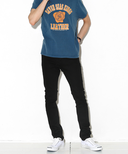 NANO universe（ナノユニバース）の「Lee(リー)/JeggersⅡSarouelTapered （デニムパンツ・メンズ・ホワイト/ブラウン/ブラック・SMALL/MEDIUM/X-SMALL/LARGE）」の13枚目の写真