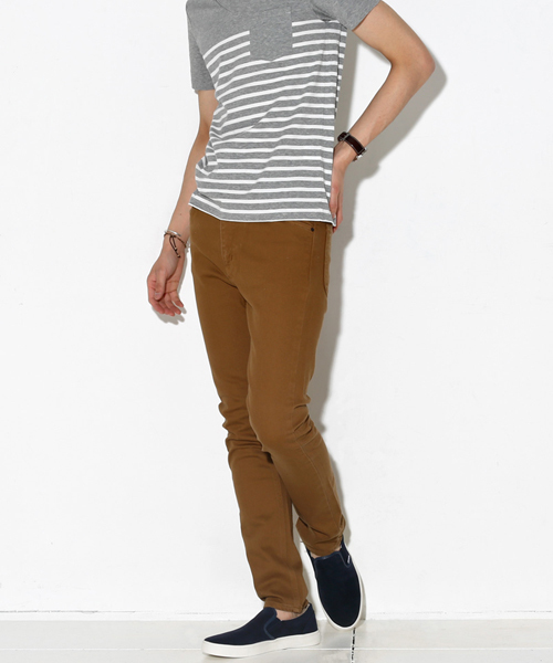 NANO universe（ナノユニバース）の「Lee(リー)/JeggersⅡSarouelTapered （デニムパンツ・メンズ・ホワイト/ブラウン/ブラック・SMALL/MEDIUM/X-SMALL/LARGE）」の14枚目の写真