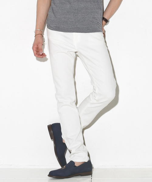 NANO universe（ナノユニバース）の「Lee(リー)/JeggersⅡSarouelTapered （デニムパンツ・メンズ・ホワイト/ブラウン/ブラック・SMALL/MEDIUM/X-SMALL/LARGE）」の18枚目の写真