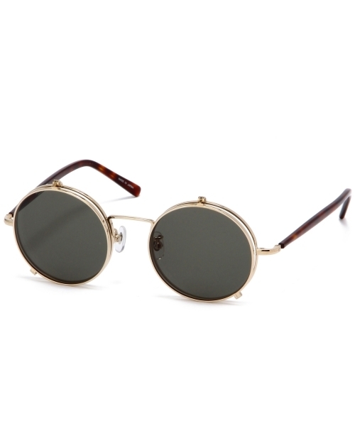 BEAUTY&YOUTH UNITED ARROWS（ビューティーアンドユースユナイテッドアローズ）の「BY by カネコオプティカル type-O/サングラス（サングラス・メンズ・ゴールド/シルバー・フリー）」の2枚目の写真