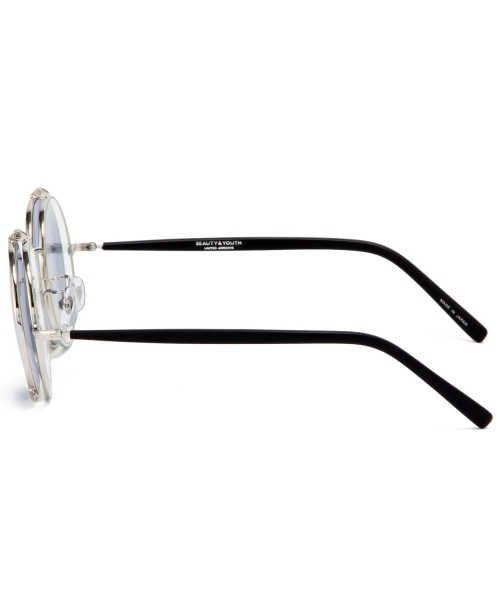 BEAUTY&YOUTH UNITED ARROWS（ビューティーアンドユースユナイテッドアローズ）の「BY by カネコオプティカル type-O/サングラス（サングラス・メンズ・ゴールド/シルバー・フリー）」の5枚目の写真