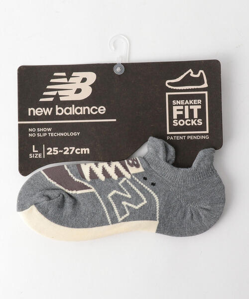 NEW BALANCE（ニューバランス）の「＜New Balance（ニューバランス）＞スニーカー柄 ソックス（ソックス/靴下・メンズ・ワインレッド/ネイビー/グレー/ホワイト/ゴールド/ブラック/ダークグリーン/コバルトブルー/オレンジ・FREE）」の4枚目の写真