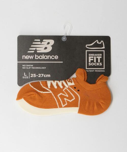 NEW BALANCE（ニューバランス）の「＜New Balance（ニューバランス）＞スニーカー柄 ソックス（ソックス/靴下・メンズ・ワインレッド/ネイビー/グレー/ホワイト/ゴールド/ブラック/ダークグリーン/コバルトブルー/オレンジ・FREE）」の8枚目の写真