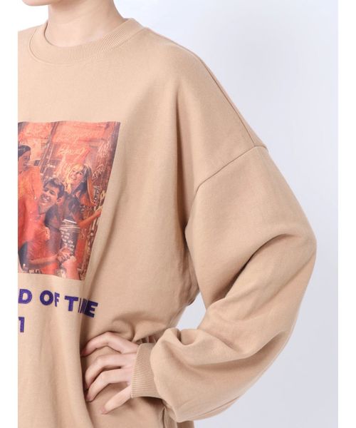 jouetie(ジュエティ)の「60'Sヴィンテージプルオーバー(スウェット・レディース・アイボリー/ブラック/グリーン/ベージュ・MEDIUM)」の18枚目の写真