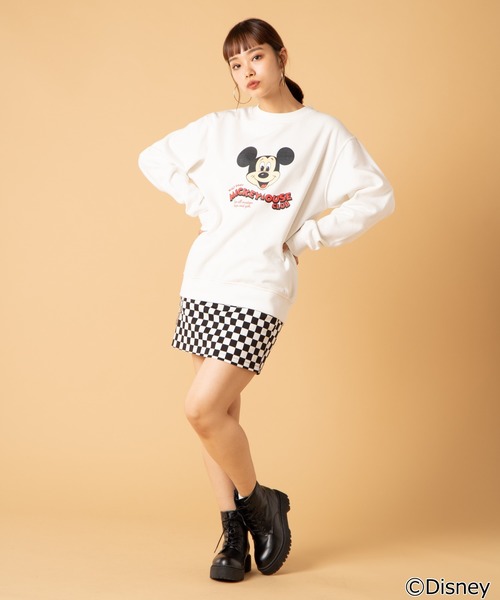 WEGO（ウィゴー）の「∴WEGO/ディズニー別注プルオーバースウェット（スウェット・メンズ・ホワイト/ブラック/ホワイト系その他/ライトパープル・MEDIUM/LARGE）」の12枚目の写真