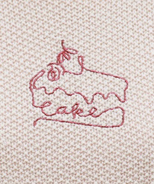 PairPair（ペアペア）の「ボリューム袖ケーキ刺繍ニットプルオーバー（ニット/セーター・レディース・モカ/ブラウン系その他/ライトベージュ・FREE）」の20枚目の写真