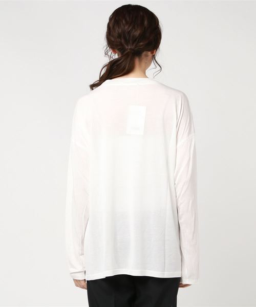 Aunt Marie's（アントマリーズ）の「AUNT MARIE'S シアーL/S カットソー（Tシャツ/カットソー・レディース・パープル/ホワイト/ブラック・FREE）」の22枚目の写真