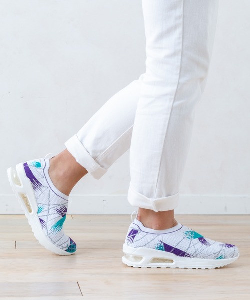 Gomu 56 ゴムゴム の 洗える エアークッション ニットスニーカー スニーカー Wear