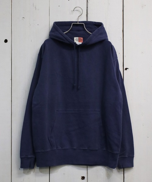 OLD BETTY'S（オールドベティーズ）の「Vintage Like Sweat Parka/ヴィンテージ風 スウェット パーカー 無地（パーカー・メンズ・ブラック/ネイビー/オフホワイト・40/38）」の13枚目の写真