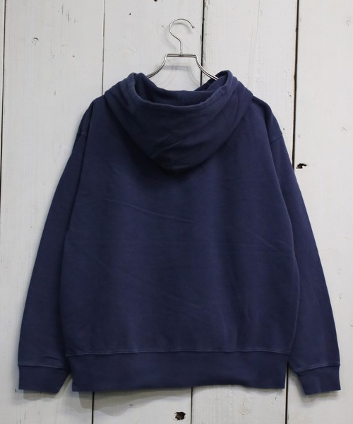 OLD BETTY'S（オールドベティーズ）の「Vintage Like Sweat Parka/ヴィンテージ風 スウェット パーカー 無地（パーカー・メンズ・ブラック/ネイビー/オフホワイト・40/38）」の14枚目の写真