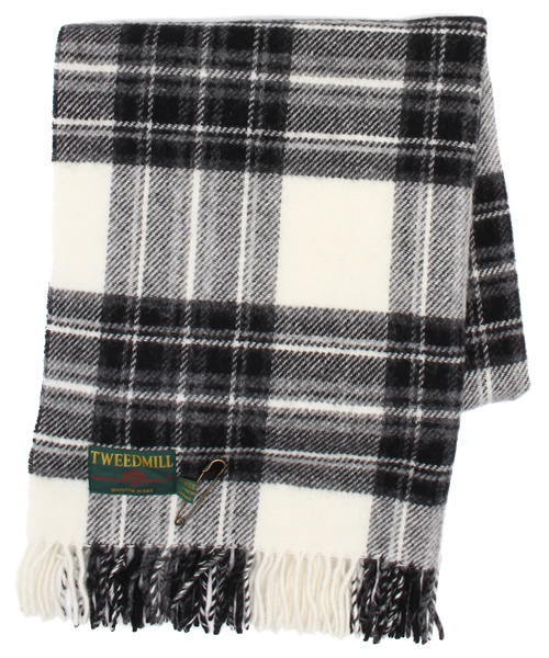 Ray BEAMS（レイビームス）の「TWEED MILL / ブランケット ストール（ストール/ショール・レディース・ホワイト/レッド/ブルー・ONE SIZE）」の9枚目の写真