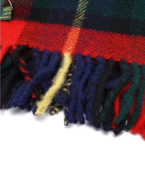 Ray BEAMS（レイビームス）の「TWEED MILL / ブランケット ストール（ストール/ショール・レディース・ホワイト/レッド/ブルー・ONE SIZE）」の4枚目の写真