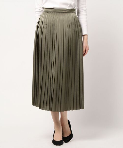 Traditional Weatherwear(トラディショナルウェザーウェア)の「LONG PLEATS SKIRT(スカート・レディース・カーキ/レッド系その他・S)」の16枚目の写真