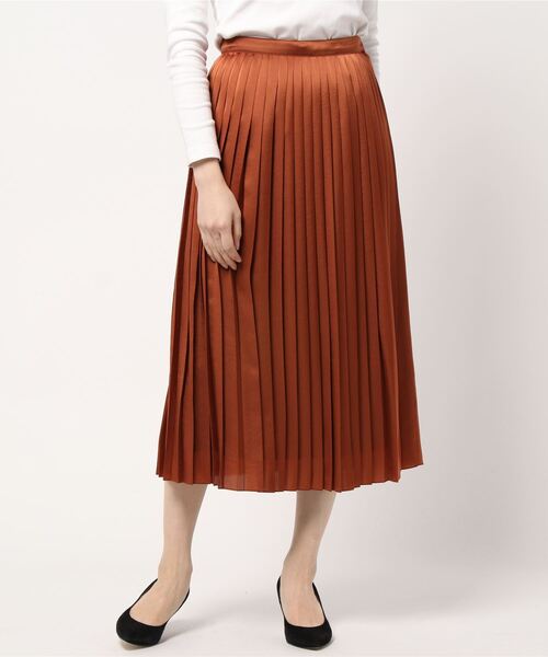 Traditional Weatherwear(トラディショナルウェザーウェア)の「LONG PLEATS SKIRT(スカート・レディース・カーキ/レッド系その他・S)」の17枚目の写真