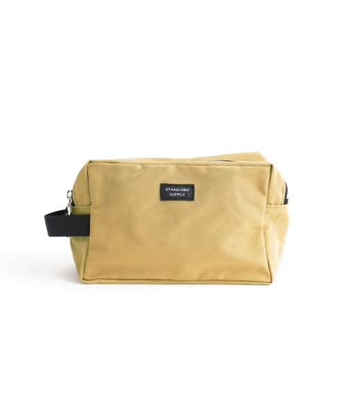 STANDARD SUPPLY(スタンダードサプライ)の「スタンダードサプライ / SIMPLICITY シンプリシティ / 2R SQUARE POUCH M 2ルームスクエアポーチM(ポーチ・レディース・ベージュ/モカ/グレー/グリーン系その他/グリーン/イエロー/コーラルピンク/ブラック/マスタード/レッド/ダークネイビー/チャコールグレー/ダークパープル/ブルー/ストーン/サンドベージュ/オレンジ/ライトグレー/ダークブラウン/キナリ/コバルトブルー・FREE)」の9枚目の写真